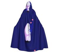 WHJSHOP The Ghost Of The Bouquet Picture Halloween Adult Hooded Cape Men'S And Women'S Clothing Mantle Role-Playing