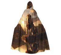 WHJSHOP The Lion King Picture Adult Hooded Cape Cloak for Halloween, Role-playing Costumes, and Theme Parties