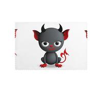 WHJSHOP The Little Devil Prints Placemats Set of 6 12x18in - Transform Your Table into a Cozy Haven for Memorable Meals