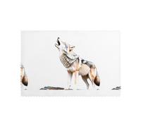 WHJSHOP The Lonely Wolf Prints Placemats Set of 6 12x18in - Transform Your Table into a Cozy Haven for Memorable Meals