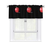 WHJSHOP The Shadow of The Fruit Prints Bright & Cozy Kitchen Window Layer - 54x18 Inch Peach Skin Valance for a Welcoming Home