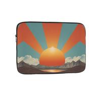 WHJSHOP The Sun Shines Brightly Pattern Laptop Case - Shockproof Portable Laptop Sleeve Bag for Men and Women Business Travel, School, and Office Use