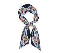 WHJSHOP Tiger cubs in the clouds Printing Women's Fashion Scarf - Head Hair Accessories Versatile Scarf for Women Valentine's Day and Mother's Day, Black, One Size