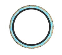 WHJSHOP Turtle crawling on the beach Prints Cozy Wheel Layer - Rediscover Driving Comfort in Any Season