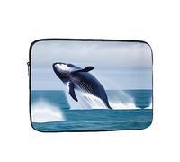 WHJSHOP Whales at sea Picture Laptop Case - Shockproof Portable Laptop Sleeve Bag for Men and Women Business Travel, School, and Office Daily Use