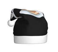 WHJSHOP White bear stealing cake Printed Christmas Hat for Adult Making It a Fun and Durable Gift for Men and Women