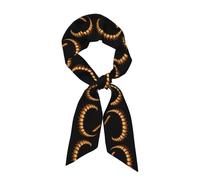 WHJSHOP Women's Fashion Scarf Circling Centipede Printed Satin Headscarf Chic Tie, Hair Scarf, Wristband