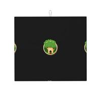 WHJSHOP Woodpecker's Tree House Pattern Kitchen Absorbent pad, Super Absorbent Microfiber, Oversized Anti Slip