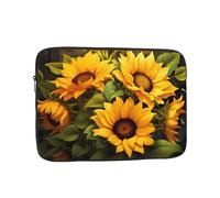 WHJSHOP Yellow Sunflowers Prints Portable Shockproof Laptop Sleeve Case for Men and Women Business Travel, and Office Daily Use
