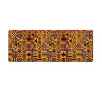 WHJSSF African Tribal Ethnic Texture Prints Extended Mouse Pad 12x31.5in