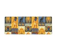 WHJSSF Ancient Egypt Tribe Series Mouse Pad 12x31.5in Large Desk Mat for Gaming & Work