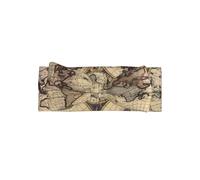 WHJSSF Ancient Map World Globe Prints Baby Bow Headband - Soft & Stretchy Newborn Throw for Cute Photo Shoots & Baby Showers