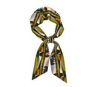 WHJSSF Beautiful Golf Course Printed Women's Fashion Scarf Versatile Style, Soft and Silky for Dates, Travel