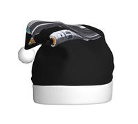 WHJSSF Big tiger on the spaceship Picture Christmas Hat for Adult Making It a Fun and Durable Gift for Men and Women
