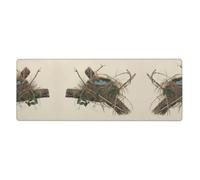 WHJSSF Birds Nest Mouse Pad 12x31.5in Large Desk Mat for Gaming & Work