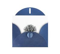WHJSSF Blue Greeting Card Horrible tree shadows in the moonlight Prints 4x6in for Christmas, children's birthdays, Valentine's Day, wedding anniversaries, and party invitations