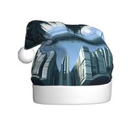 WHJSSF Book Mountain Owl Pattern Christmas Hat for Adult quality accessory soft, lightweight, and fluffy