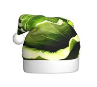WHJSSF Bright Cabbage Pattern Christmas Hat for Adult quality accessory soft, lightweight, and fluffy