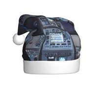 WHJSSF Cabin of the Future Picture Christmas Hat for Adult Festive Celebrations as a Gift for Men and Women