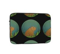 WHJSSF Capybara in The Mirror Prints Portable Laptop Sleeve 15 inch for Business Travel, School, Office, Daily Use