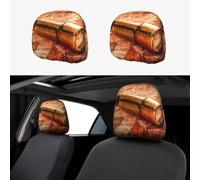 WHJSSF Car Headrest Cover 2 Pcs - Well-crafted Throw Pillow