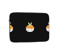 WHJSSF Carrot Bunny Pudding Prints Portable Laptop Sleeve 12 inch for Business Travel, School, Office, Daily Use