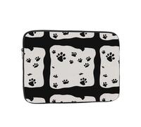 WHJSSF Cat paw Prints on Blanket Prints Portable Laptop Sleeve 13 inch for Business Travel, School, Office, Daily Use