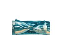 WHJSSF Cityscape Dusk Prints Baby Bow Headband - Soft & Stretchy Newborn Throw for Cute Photo Shoots & Baby Showers