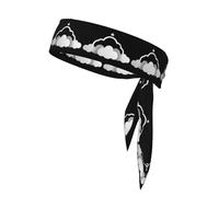 WHJSSF Cloud halo on the cloud Picture Sports Double-Sided Headscarf Quick Drying, Moisture Wicking for Women, Girls, and Men