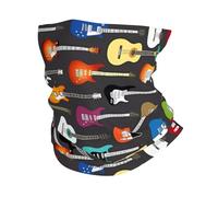 WHJSSF Color Acoustic and Guitars Prints Soft & Breathable Multifunctional Headband Comfort Fit For Any Adventure