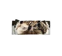 WHJSSF Cute hedgehog Prints Baby Bow Headband - Soft & Stretchy Newborn Accessory for Photo Shoot, Cute Hairpiece for Little Girls
