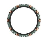 WHJSSF Cute Little Angel Prints Neoprene Steering Wheel Layer - Engineered for Durability & Universal Vehicle Fit