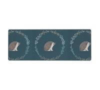 WHJSSF Cute Little Hedgehog Prints Extended Mouse Pad 12x31.5in