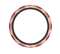 WHJSSF Cute Little red Spider Prints Quality Steering Wheel Grip - Durable Neoprene Layer for Universal Vehicle Style