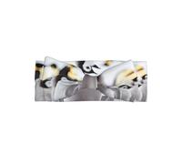 WHJSSF Cute Penguin Animal Pattern Prints Baby Bow Headband - Soft & Stretchy Newborn Accessory for Photo Shoot, Cute Hairpiece for Little Girls