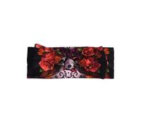 WHJSSF Day Of The Dead Sugar Roses Skull Prints Baby Bow Headband - Soft & Stretchy Newborn Accessory for Photoshoots & Baby Showers - Gentle, Cute & Adorable Headwear for Infants