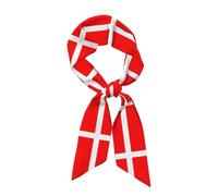 WHJSSF Denmark Danish Flag Printing Women's Fashion Scarf Versatile Style, Soft and Silky for Dates, Travel