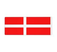 WHJSSF Denmark Danish Flag Prints Mouse Pad 12x31.5in