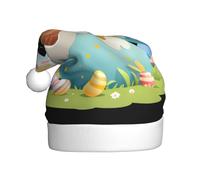 WHJSSF Easter Egg Paradise on the Clouds Printing Christmas Hat for Adult Halloween party usage