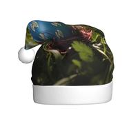 WHJSSF Easter eggs in the grass Picture Christmas Hat for Adult Making It a Fun and Durable Gift for Men and Women