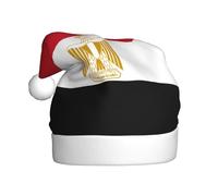 WHJSSF Egyptian flag Picture Christmas Hat for Adult Making It a Fun and Durable Gift for Men and Women
