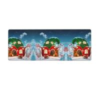 WHJSSF elfs house Prints Mouse Pad 12x31.5in