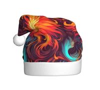 WHJSSF fantasy phoenix Printing Christmas Hat for Adult quality festive accessory crafted soft, lightweight