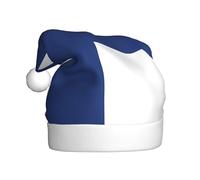 WHJSSF Finnish flag Picture Christmas Hat for Adult Making It a Fun and Durable Gift for Men and Women