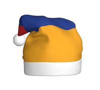 WHJSSF Flag of Armenia Pattern Christmas Hat for Adult quality accessory soft, lightweight, and fluffy