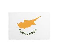WHJSSF Flag of Cyprus Prints Placemats Set of 6 12x18in - Heavy-Duty Polyester Table Covers Built for Durability & Heat Resistance