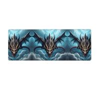 WHJSSF Flying Dragon Mouse Pad 12x31.5in Extended Gaming Desk Mat