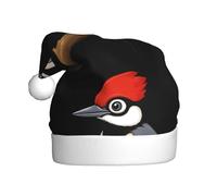 WHJSSF Forest Doctor Woodpecker Printed Christmas Hat for Adult for men and women clothing headband for festive occasions