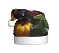 WHJSSF Fresh Cabbage Pattern Christmas Hat for Adult quality accessory soft, lightweight, and fluffy