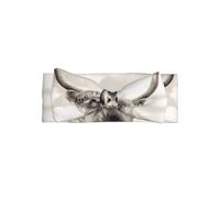 WHJSSF Funny Highland Cow Prints Baby Bow Headband - Soft & Stretchy Newborn Accessory for Photo Shoot, Cute Hairpiece for Little Girls